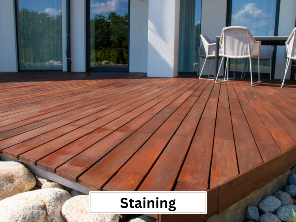 staining exterior services