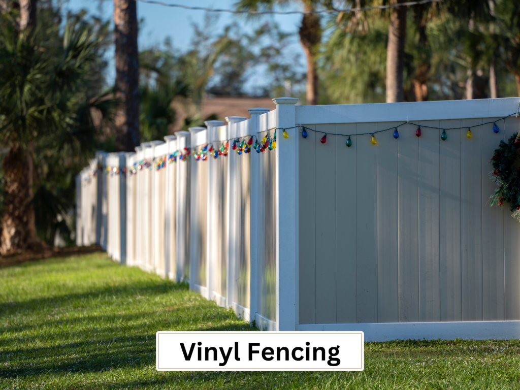 Vinyl fencing