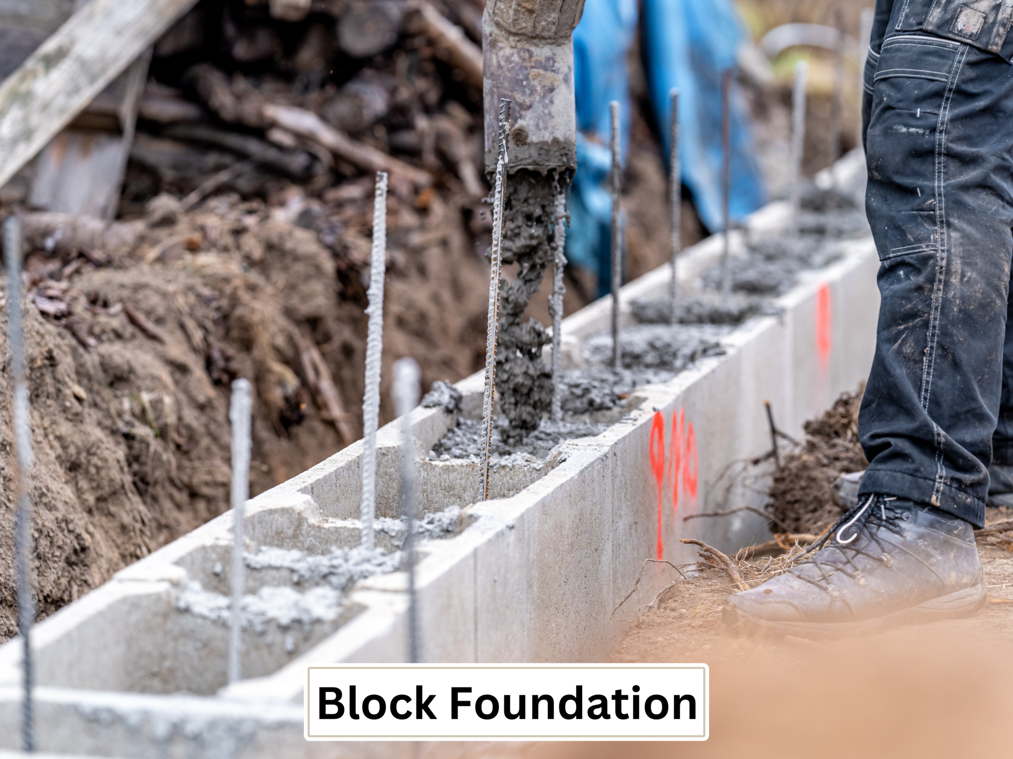block foundation exterior services